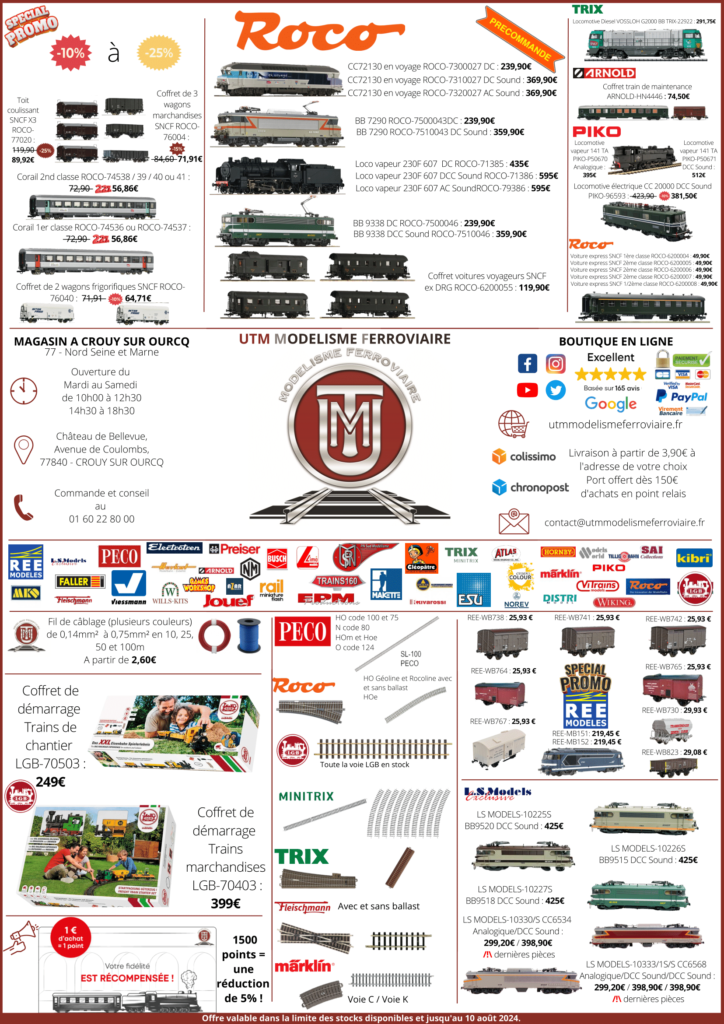 🌟 Découvrez notre nouvelle PUB pour le dernier numéro de RMF ! 🚂🎉 (Juillet - Août)
