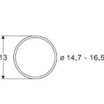 10 bandages de roue 14.7 - 16.5 ROCO-40071