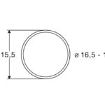 10 bandages de roue 16.5 - 19mm ROCO-40072