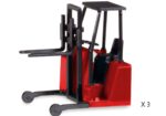 HERPA-53860 Lot de 3 chariots élévateurs transportables HO