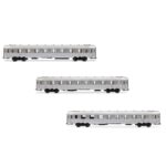 Coffret de 3 voitures DEV Inox courtes JOUEF-HJ4174