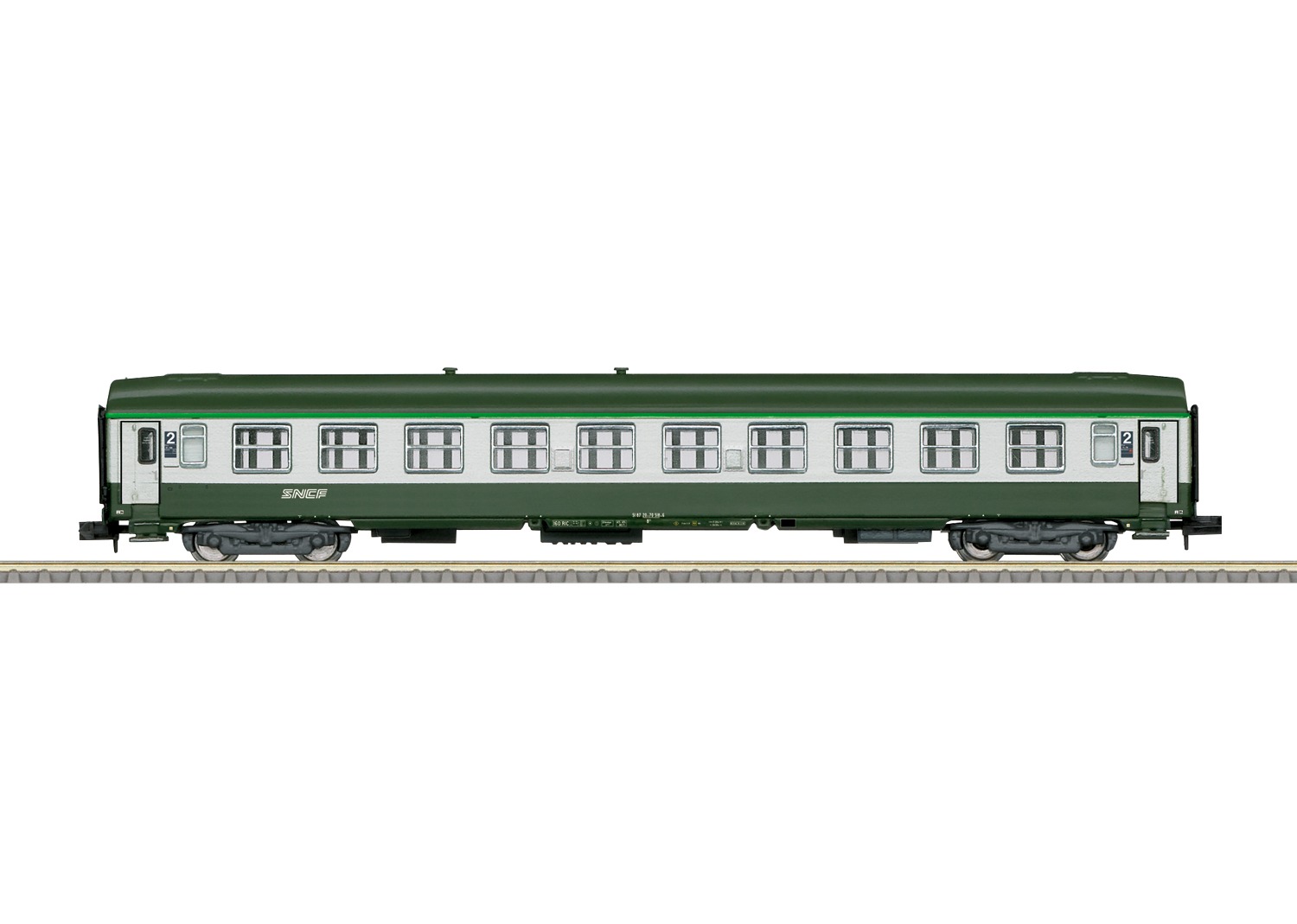 Voiture voyageurs de seconde classe SNCF MINITRIX-T18466