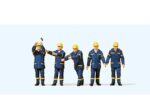PREISER-10432 Techniciens en intervention 5 figurines H0 1-87