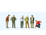PREISER-10508 Joueurs de pétanque - 6 figurines 1-87ème HO