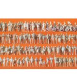 Figurines à peindre voyageurs et passants PREISER-16337