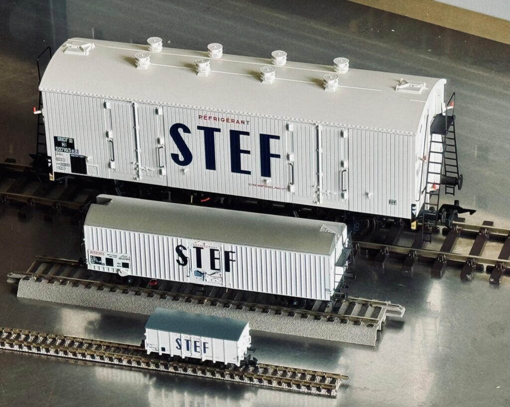 🚛❄️ Découvrez Nos 3 Wagons Réfrigérants STEF ❄️🚛