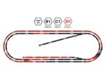 Fleischmann-919012 Coffret complémentaire D1 au coffret de départ B1 et C1