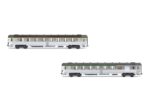 JOUEF-HJ4176 Coffret de 2 voitures DEV inox courtes A8 et B6D