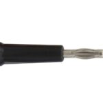 Fiche banane noire 4mm UTM MF-1011