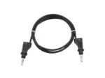 UTM MF-2101 Cable de mesure 0.75mm2 noir 2 fiches bananes 4mm