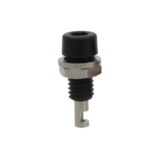 Douille noire pour fiche banane 2mm UTM MF-221