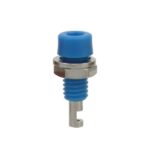 Douille bleue pour fiche banane 2mm UTM MF-222
