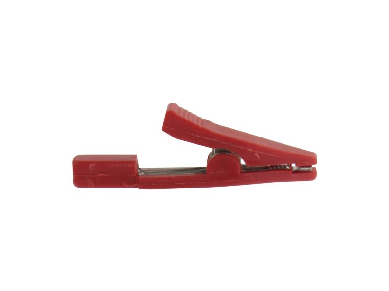 Pince croco rouge 2mm UTM MF-MA10