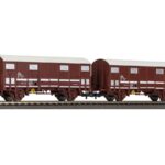 Set de 2 wagons couverts primeur PIKO-97311B