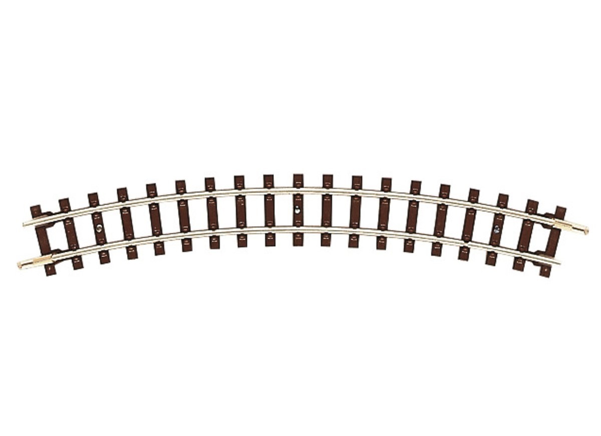 Railroad R R Stecil Rail courbe HOe R=261.8mm 30° ROCO-32204 - UTM Modélisme Ferroviaire