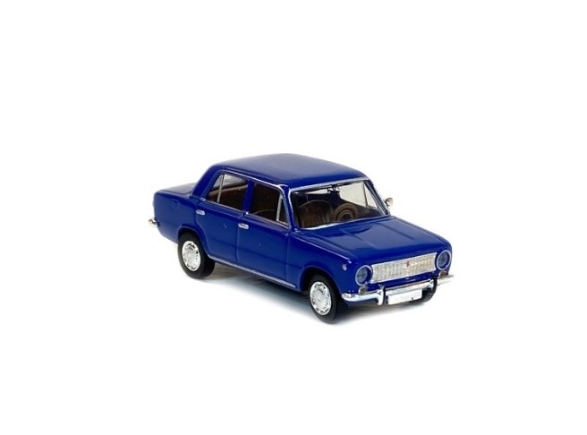 Voiture Fiat 124 bleue BREKINA-22414
