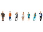 FALLER-151636 Personnages marchant en ville - 7 figurines HO
