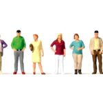 Passants debout PREISER-10726 boite de 6 figurines