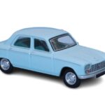 Automobile Peugeot 204 berline 1968 bleu pastel SAI-6251