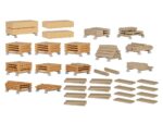 KIBRI-38607 lot de bois de sciage HO