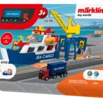 Cargo et grue portuaire MARKLIN MY WORLD-72223