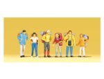 PREISER-10113 Randonneurs HO - 6 figurines