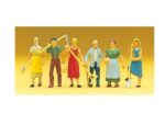 PREISER-10040 Paysans au champ avec outils - 6 figurines HO