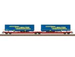 TRIX-24470 Wagon double porte remorques