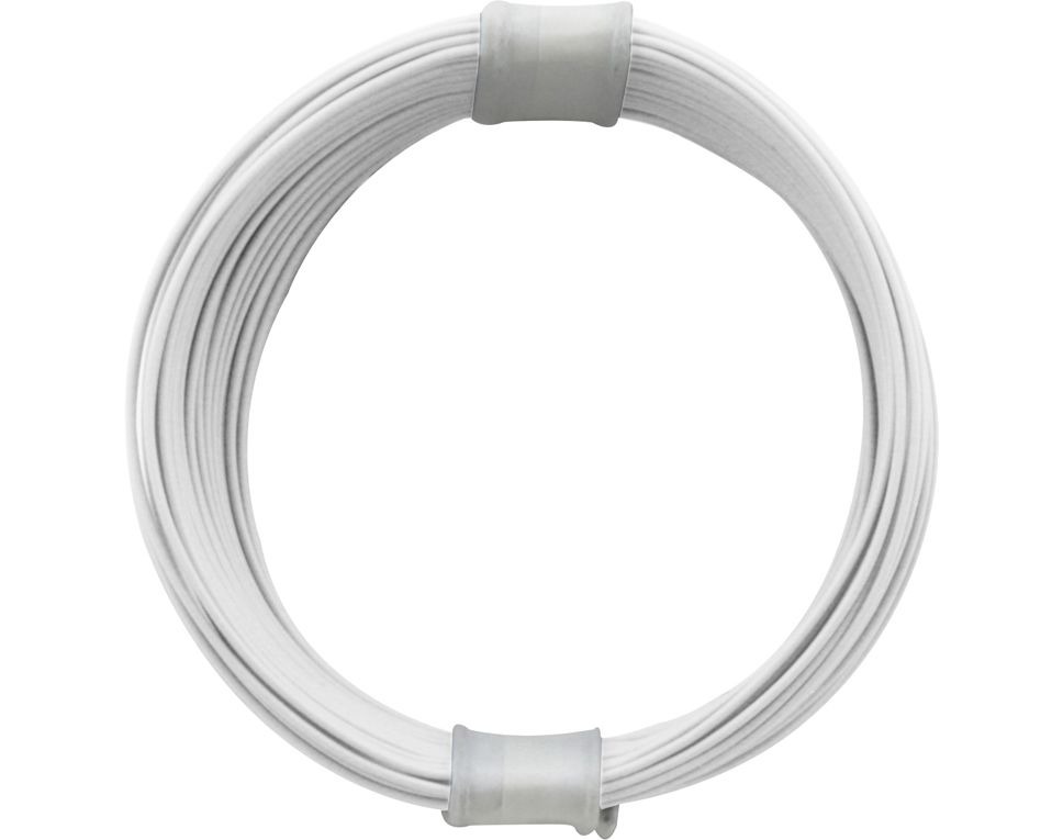 Fil de câblage blanc 0.04mm2 x 10m UTM-100410BC