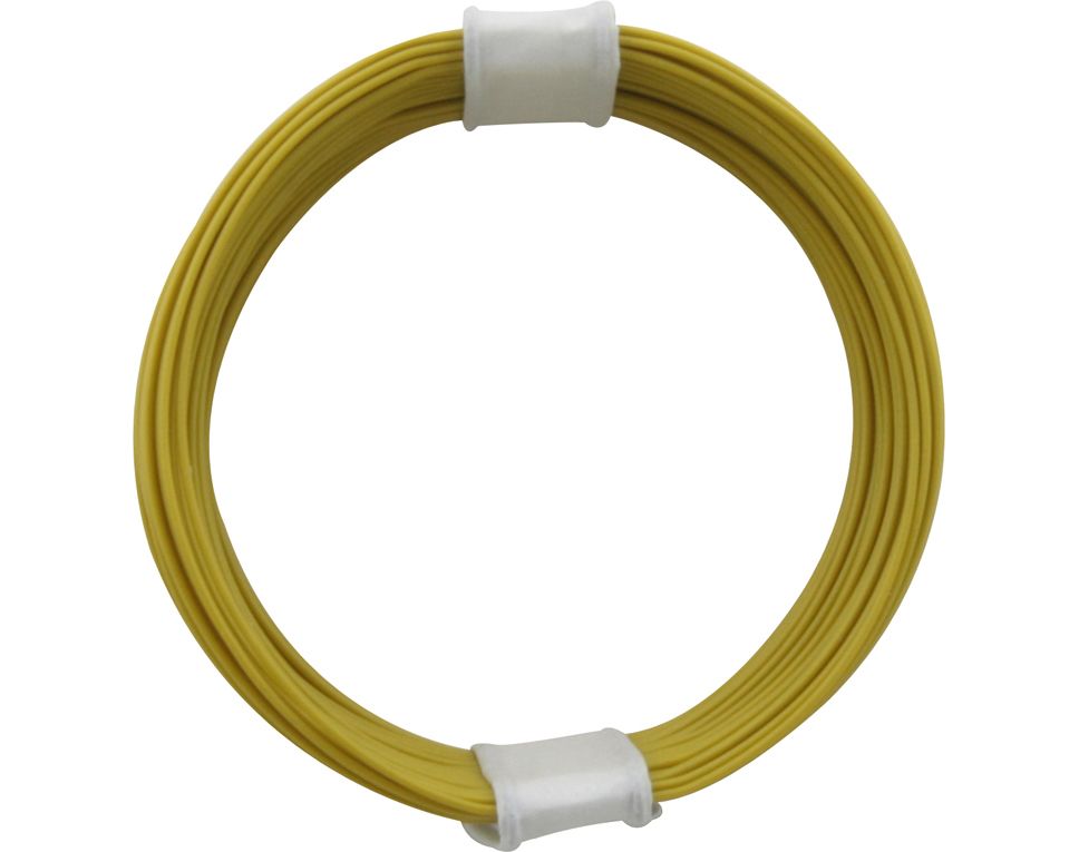 Fil de câblage jaune 0.04mm2 x 10m UTM-100410JE