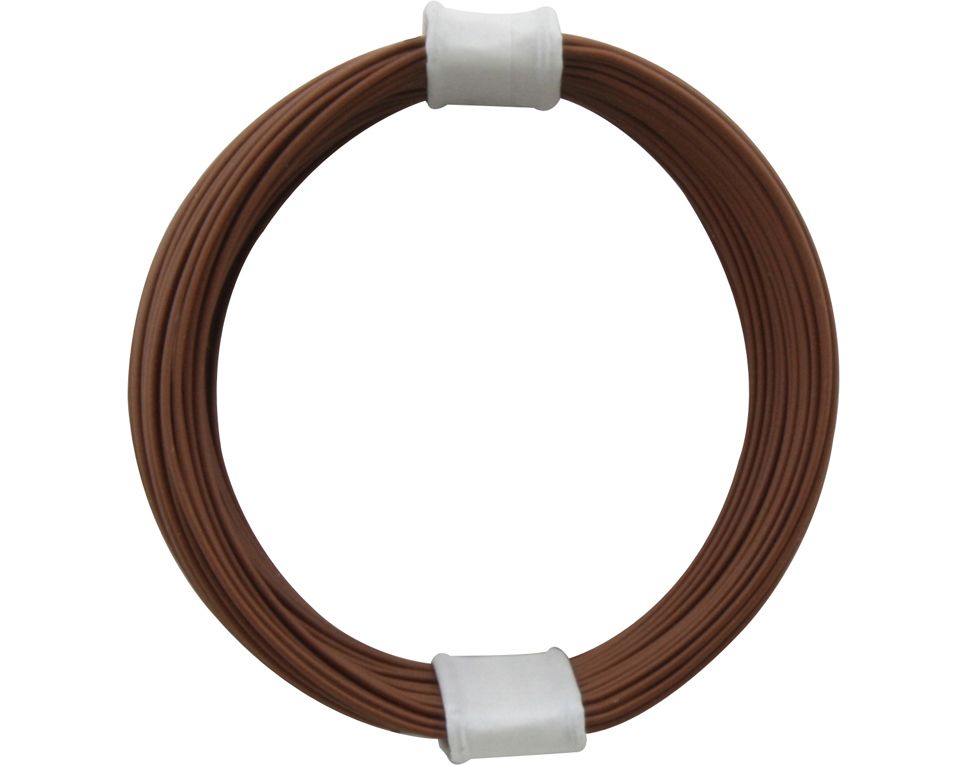 Fil de câblage marron 0.04mm2 x 10m UTM-100410MN