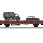 Wagon chargé de véhicules militaires MARKLIN-46929
