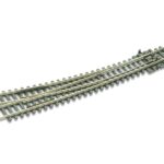Aiguillage courbe N code 55 Electrofrog à droite PECO-SLE386F