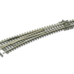 Aiguillage courbe N code 55 Electrofrog à gauche PECO-SLE387F