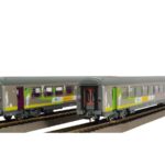 Set de 2 voitures corail Intercités Rémi PIKO-97134