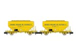 REE-NW320 set de 2 wagons céréaliers Moulins de coutras SNCF époque IV