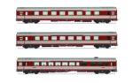 JOUEF-4191 Coffret 3 voitures SNCF Grand confort du TEE Le KLÉBER dont 1 VRu