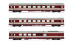 JOUEF-HJ4192 Coffret SNCF de 3 voitures grand confort du TEE Le KLÉBER dont 1 A4Dtux
