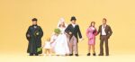 PREISER-10057 Mariage protestant - 6 personnages HO
