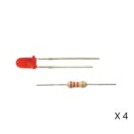 Led rouge 3mm avec résistance VIESSMANN-3550