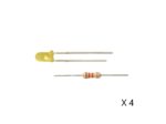 VIESSMANN-3551 Led jaune avec résistance X 4