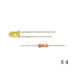 Led jaune 3mm avec résistance VIESSMANN-3551