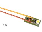VIESSMANN-6007 Eclairage de maison Led jaune X 10