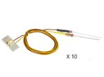 VIESSMANN-6046 Eclairage intérieur au sol blanc chaud x 10