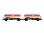 JOUEF-HJ6289 Coffret SNCF de 2 wagons citernes à gaz AGA PROGAS