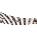 Aiguillage petit rayon courbe à droite H0 code 100 Unifrog PECO-SLU76