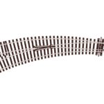 Aiguillage petit rayon courbe à gauche H0 code 100 Unifrog PECO-SLU77
