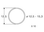 Roco-40075 Bandage de roue AC 12,5-15,3