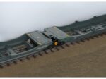 TRIX-24472 Détail bogie central Wagon double porte remorques de camion