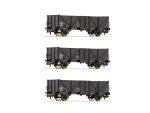 Roco-6600141 Coffret 3 wagons tombereaux SNCF